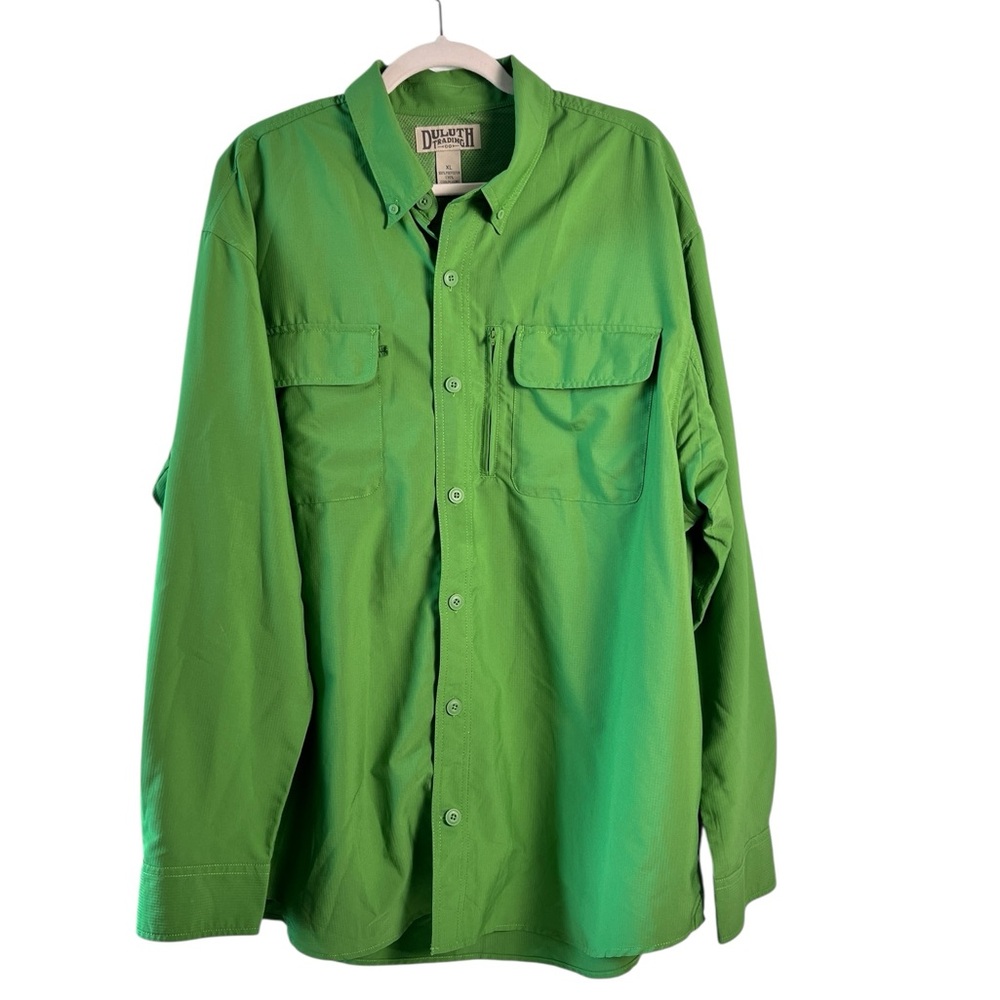 Duluth Men’s Green Long Sleeves Button Down Shirt XL‎